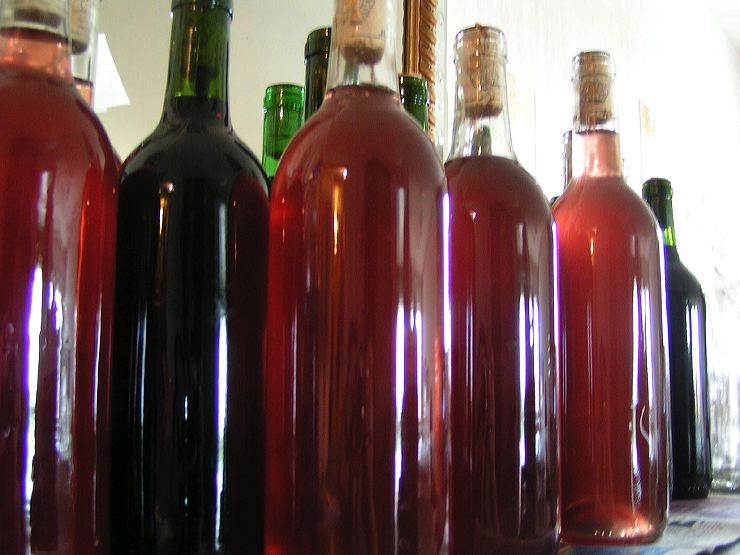 bottles of wine